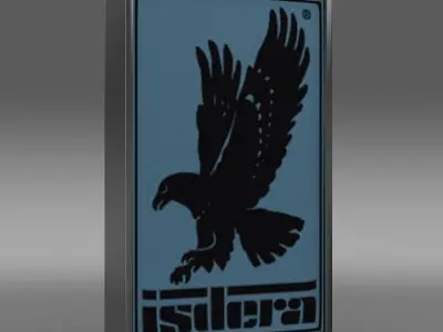 isdera logo 3D model by Sergey