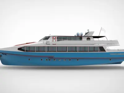 Yacht Boat 3D model buy