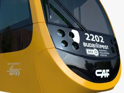 Budapest tram 3D model