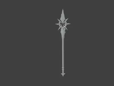ice spear 3D model