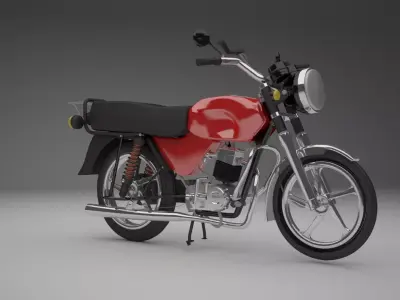 This Bajaj one of Indian motorcycle product 3D model