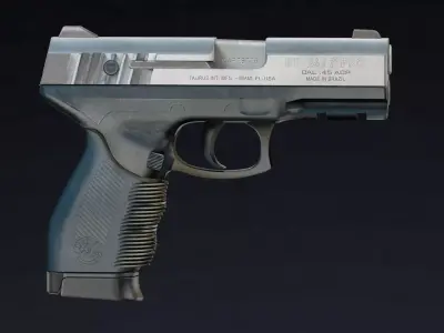 Taurus PT 247 Low Poly Realistic Low-poly 3D model