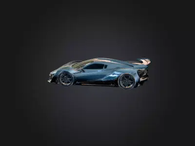 Luxury Car 3D model order