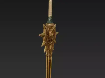Fantasy Swords - High Detail Game - 3D Print Ready Pack 3D model