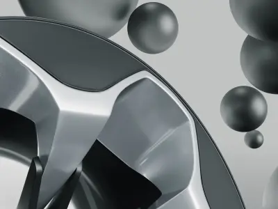 Bous J-1  Concept Rim Low-poly 3D model