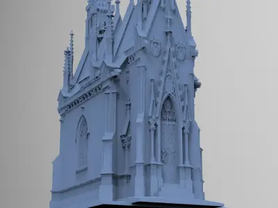 Halloween Mausoleum 3 3D model