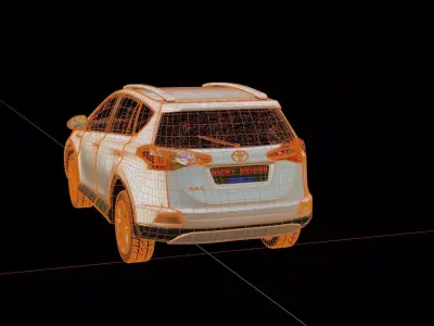 Toyota RAV4 2017 Hybrid 3D model