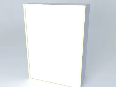 W2D2D cupboard Free 3D model