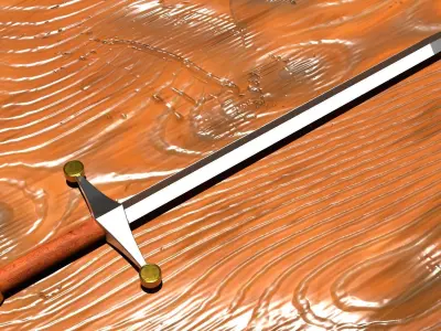 Simple Sword 3D model
