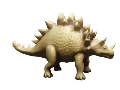 Stegosaurus - Dinosaurus Low-poly 3D model
