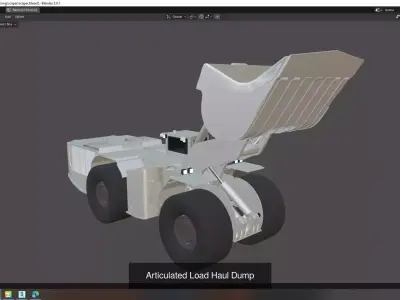 Mining Equipments and 3D Scenes 3D Model Pack