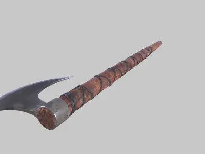 Danish Axe Low-poly 3D model