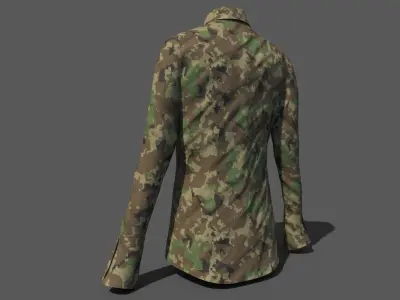 military blouse 3D model