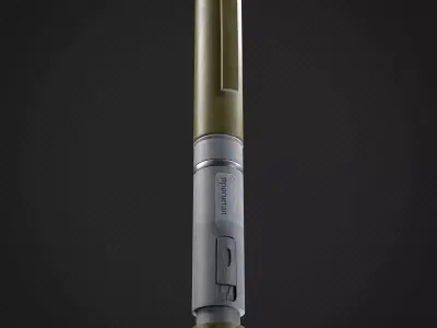 Propital medical syringe - OpenSubdiv-Ready - 4K Text - Easy rig Low-poly 3D model