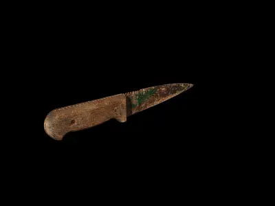 Anydrafts Knife 01 Low-poly 3D model