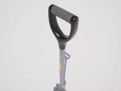  Shovel Low-poly 3D model