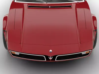 Maserati Bora 1972 3d model 3D model