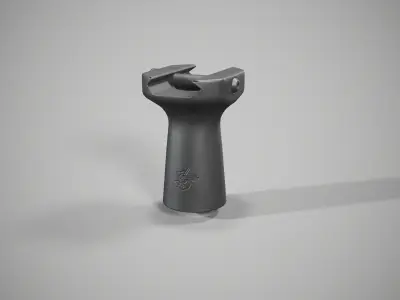 Knight arms foregrip frontgip low poly 3d model Free low-poly 3D model