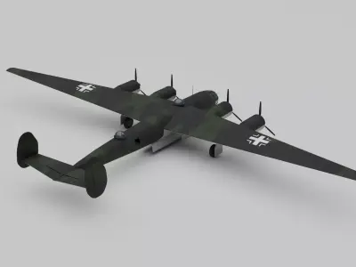 Messerschmitt Me 264 3D model