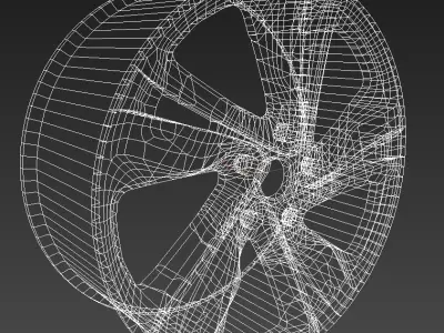 Car rim 3 3D model