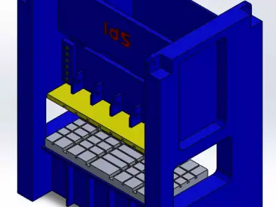300-ton IDS press 3D model