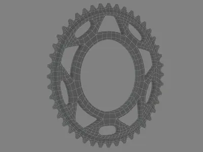Gear 3D Model bicycle sprocket 3D model