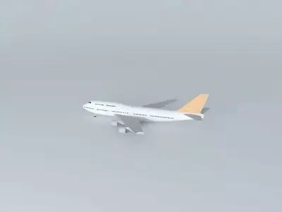 Plane in Viracopos 3D model get