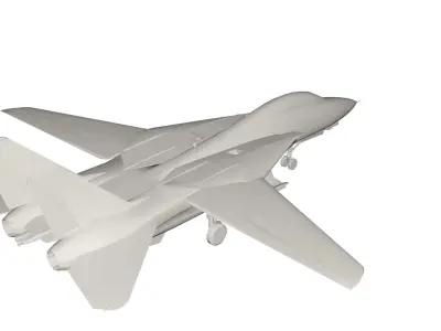Jet military airplane 3D model buy