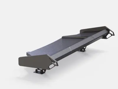 spoiler auto tuning carbon 3D model