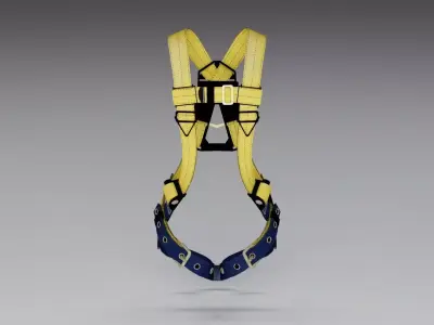 Safety Harness Low-poly 3D model buy