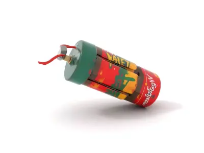 Vibrant Dynamite Prop model pack Low-poly 3D model