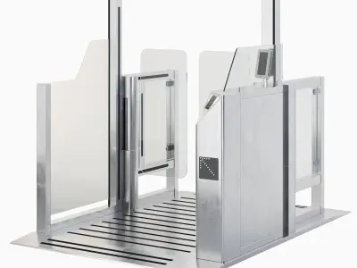Security Gates 3D model