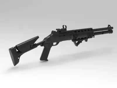 Benelli M4 Super 90 3D model purchase