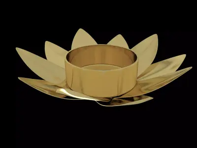 candlestick 3D model