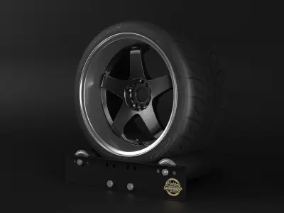 ROTA P45R3 Low-poly 3D model