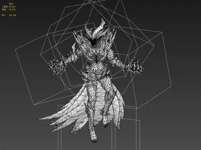 Hell devil 3D model