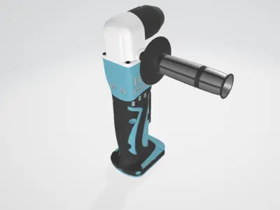 BORDER-PURPOSED ANGLE DRILL 3D model