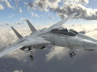 Grumman F-14 Tomcat 3D model by atp-studio