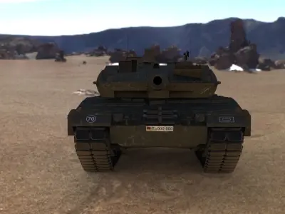 Leopard 2 A6 3D model purchase