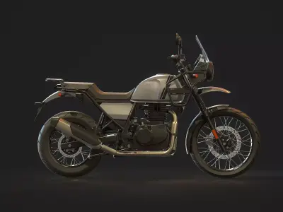 Base model Royal Enfield Himalayan 2022 3D model
