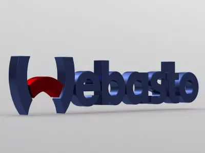 webasto logo 3D model