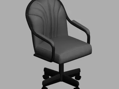 office chair 124 3D model