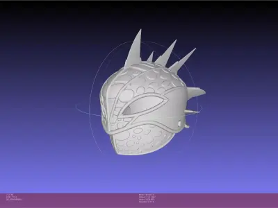 How To Train Your Dragon Astrid Dragon Scale Armor Helmet 3D print model
