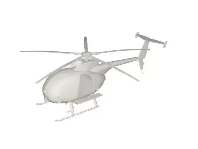 Military Helicopter concept 3D model from CGTrader