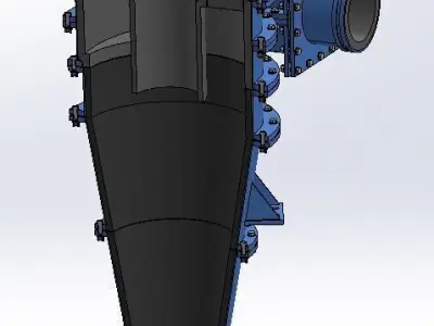 Hydrocyclone -cyclone separator 3D model