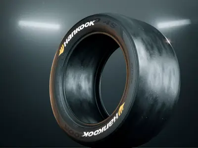 Hankook Racing Slick Tire 3D model