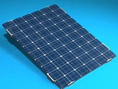 Photovoltaic module 3D model