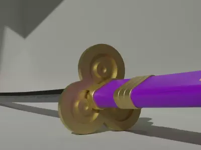Enma Zoro Sword One Piece Anime Low-poly 3D model