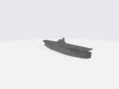Yamamoto class carrier sunk in 1944 for 3d print 3D print model