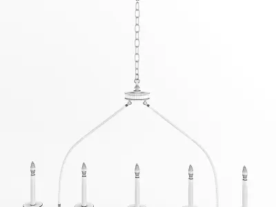 Launceton Large Linear Pendant 3D model